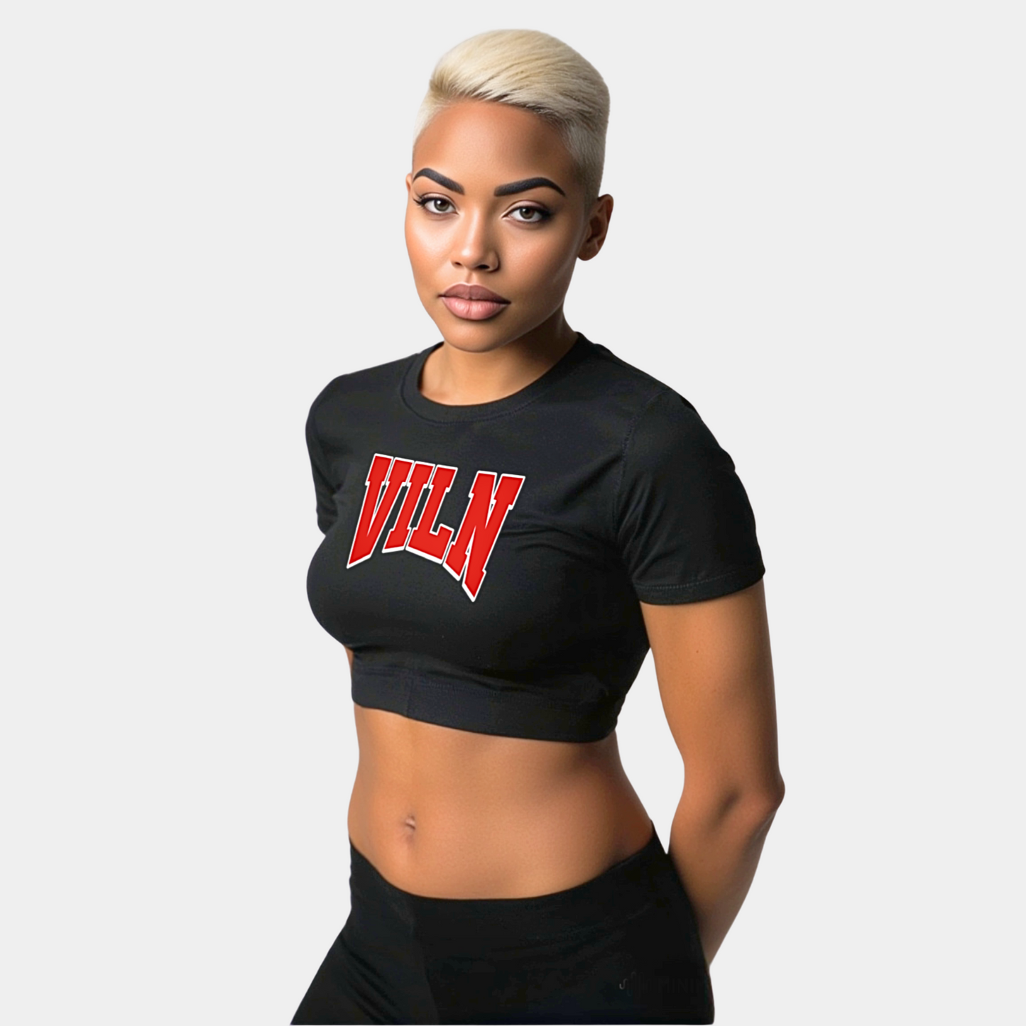 Cropped Varsity Tee