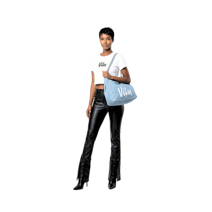 Tammy Denim Shoulder Bag