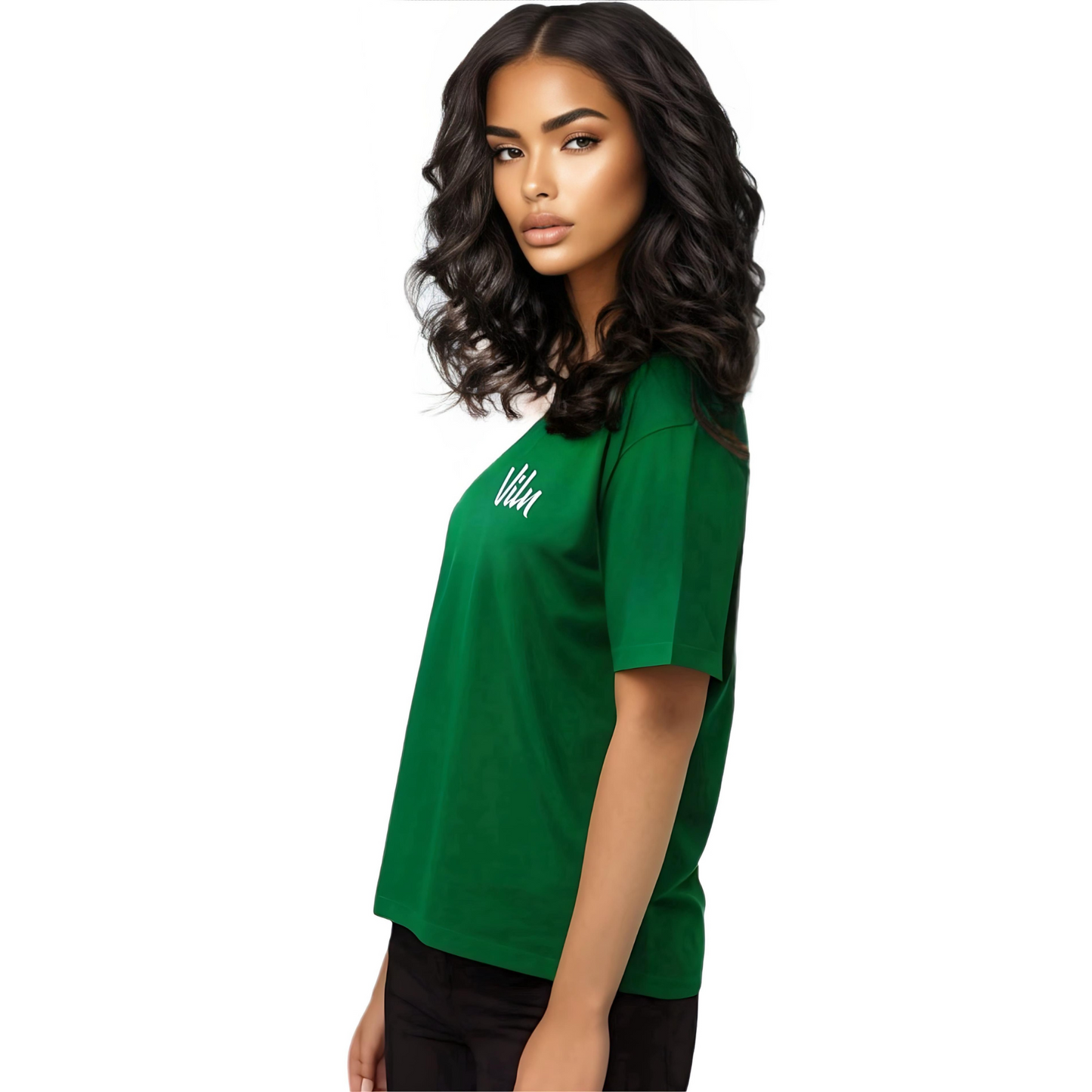 Emerald Green Crew Neck t-shirt (Sig III)