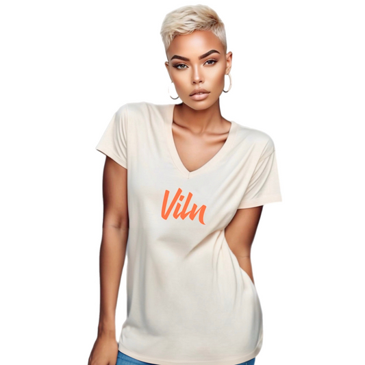 Viln Cream V-Neck