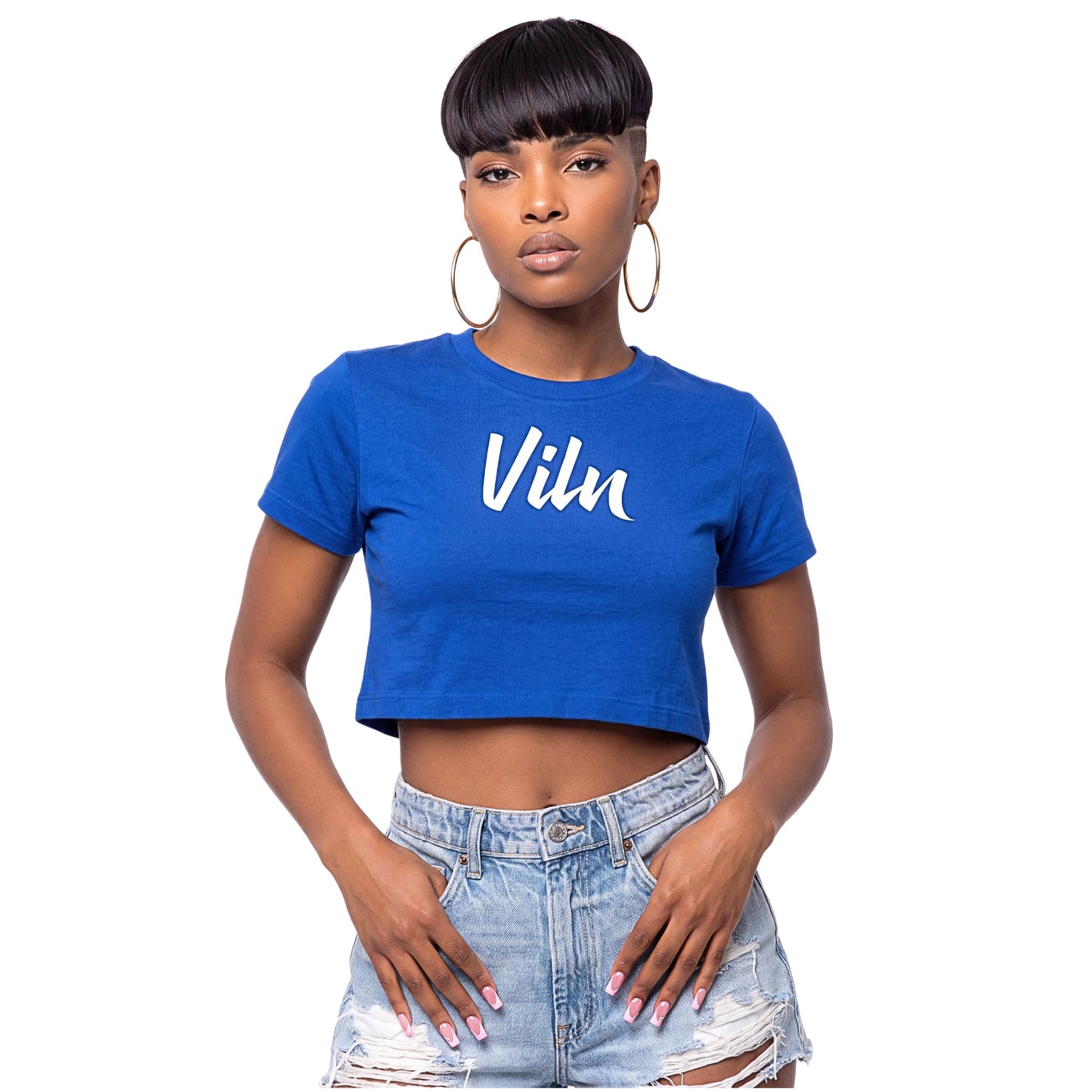 Signature II 711 Crop Top [Royal}