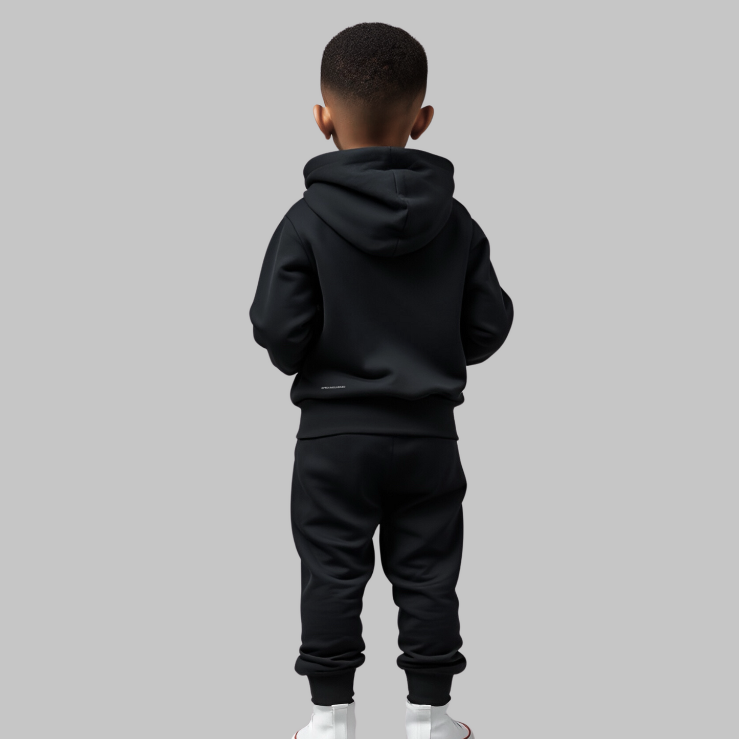 Children Signature Sweatsuit (Black)