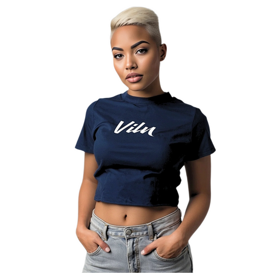 Signature II New York Blue Crop Top T-Shirt
