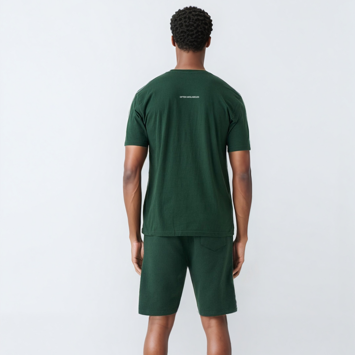 All City Short Set (Emerald Green/White)