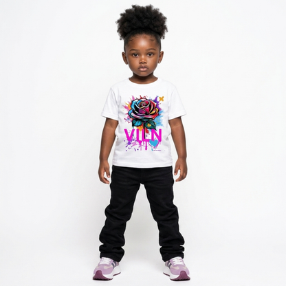 Lil Viln Distorted Rose Statement t-shirt (Graphic)