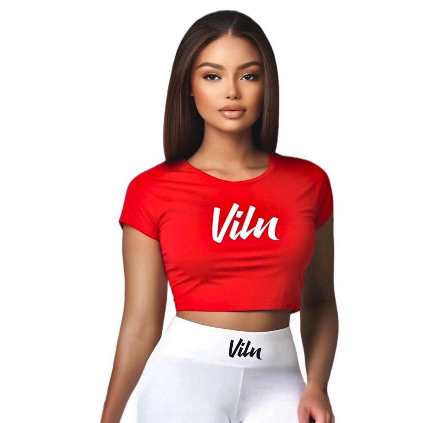 Sig II (711) Crop Top (Big Apple Red)