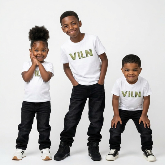 Lil Viln Camo Statement t-shirt (Graphic)