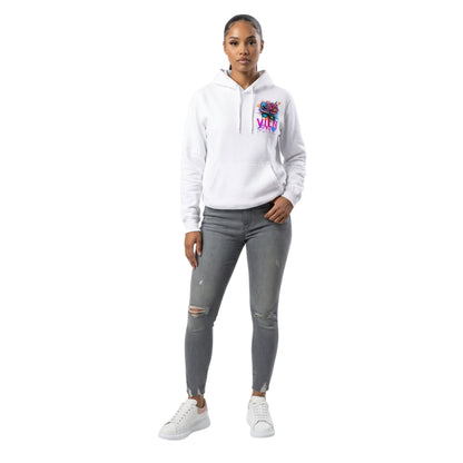 Distorted Rose Statement Hoodie