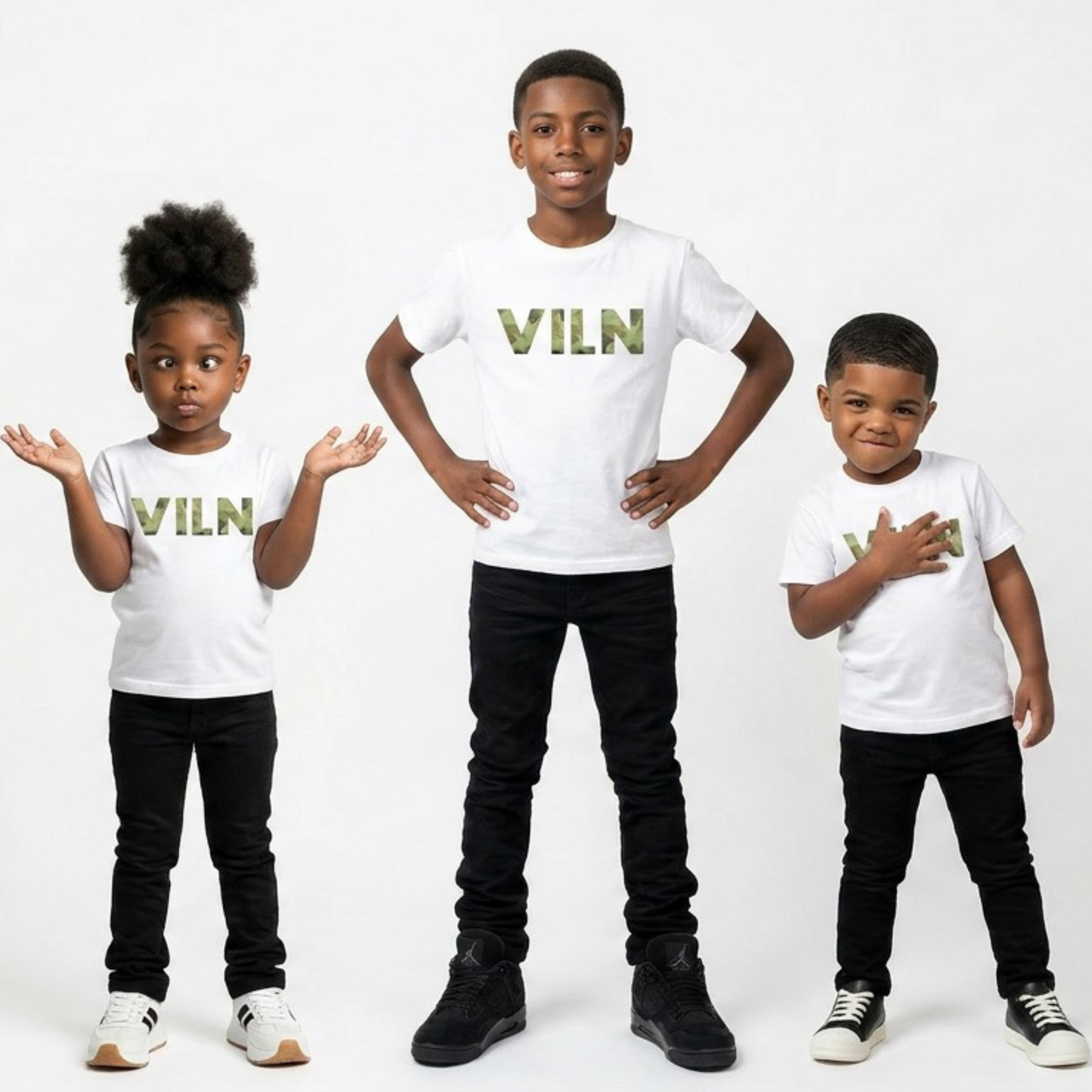 Lil Viln Camo Statement t-shirt (Graphic)