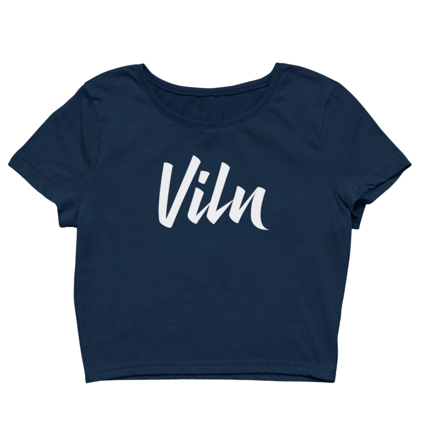 Viln New York Blue Crop Top T-Shirt