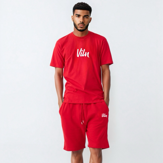 All City Short Set (Red/White)