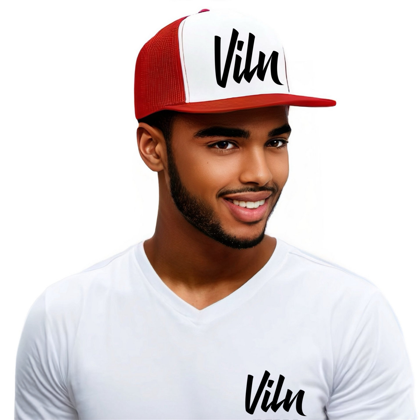 Signature Snapback Hat (Red)